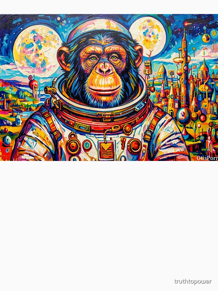 STEAMPUNK ASTRONAUT-CHIMPANZEE by truthtopower Unisex