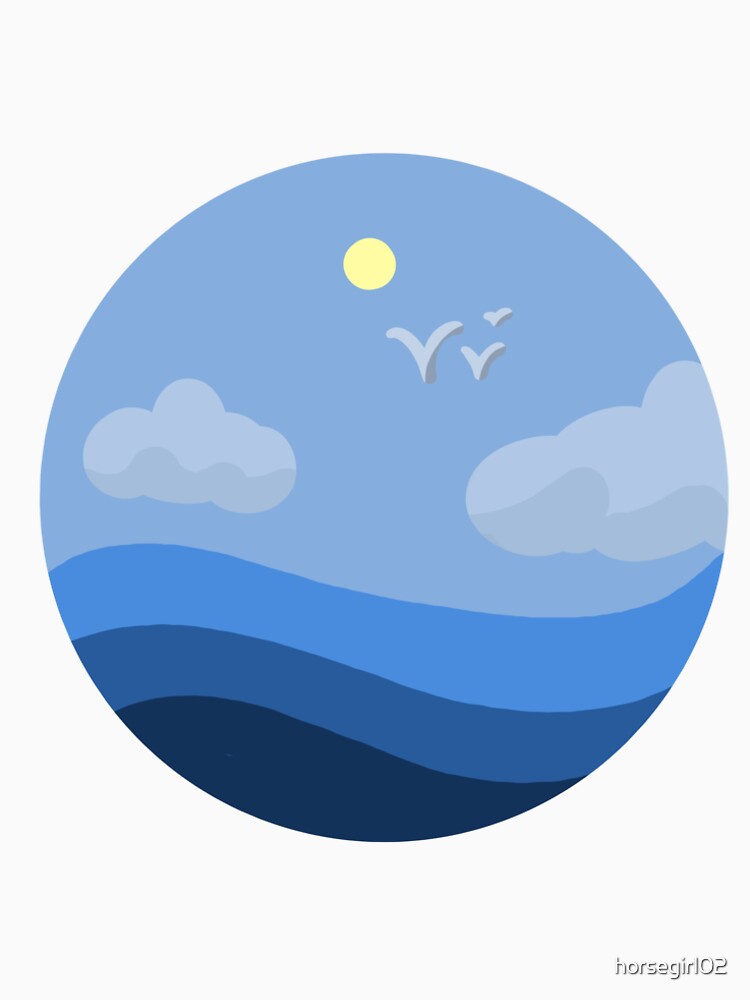 Seaside Sticker by horsegirl02