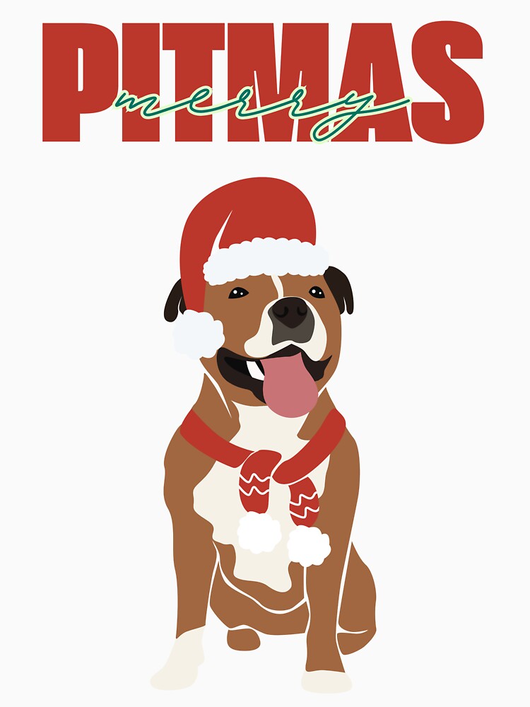 Merry Pitmas Red by BrindleBabes