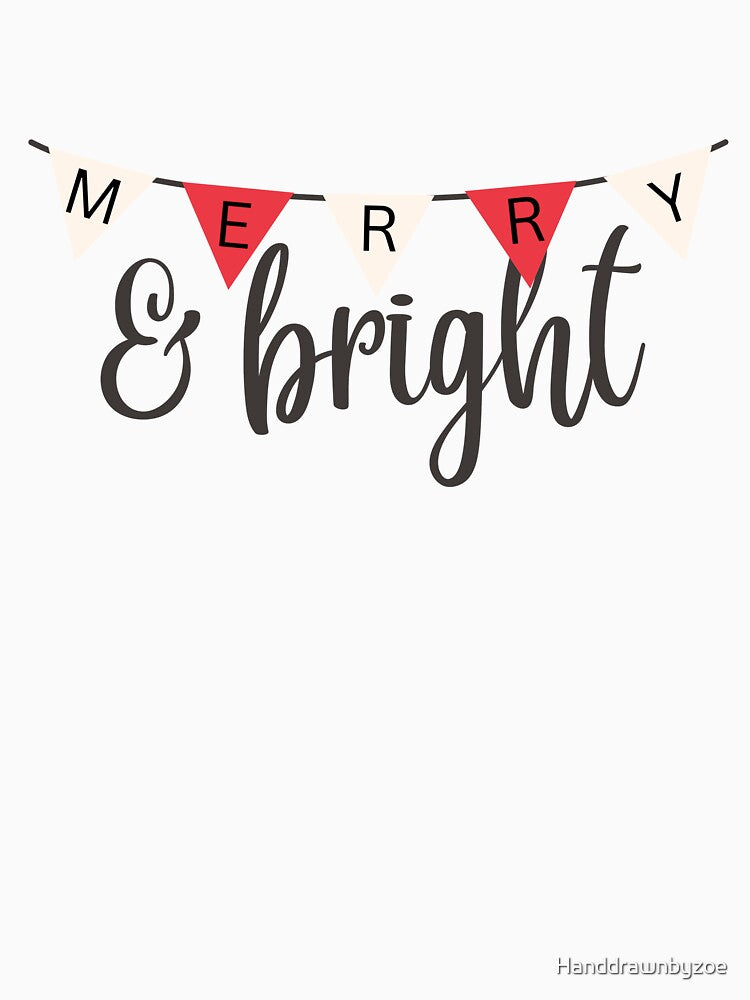 Merry and bright by Handdrawnbyzoe