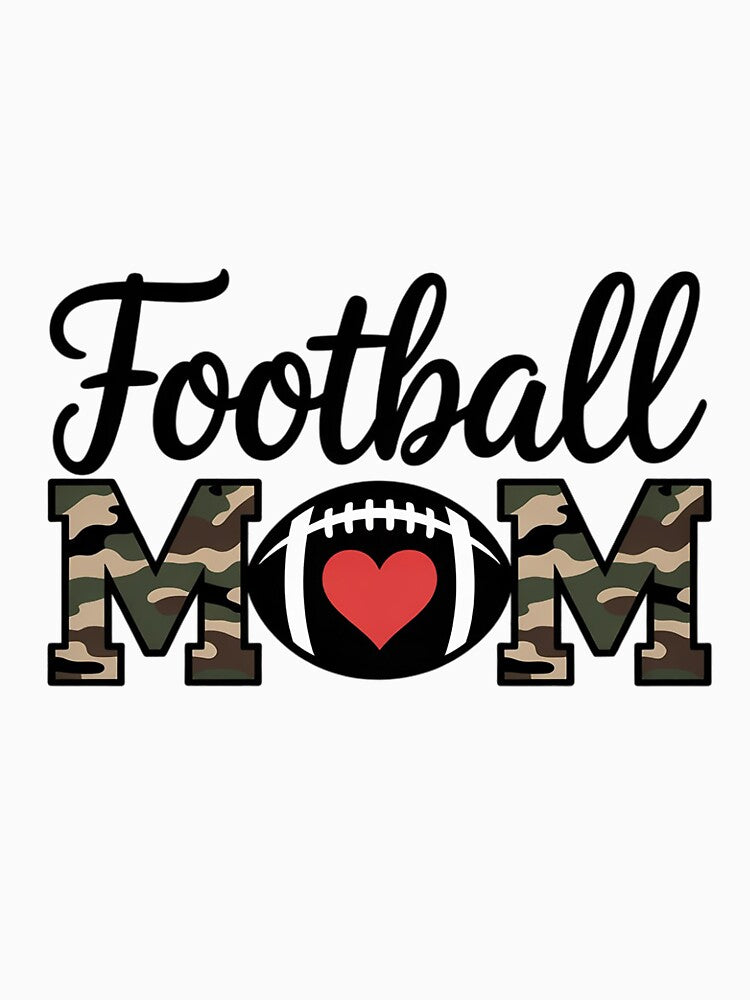 Football Mom Camouflage Football Love Football Player by ControlCenter