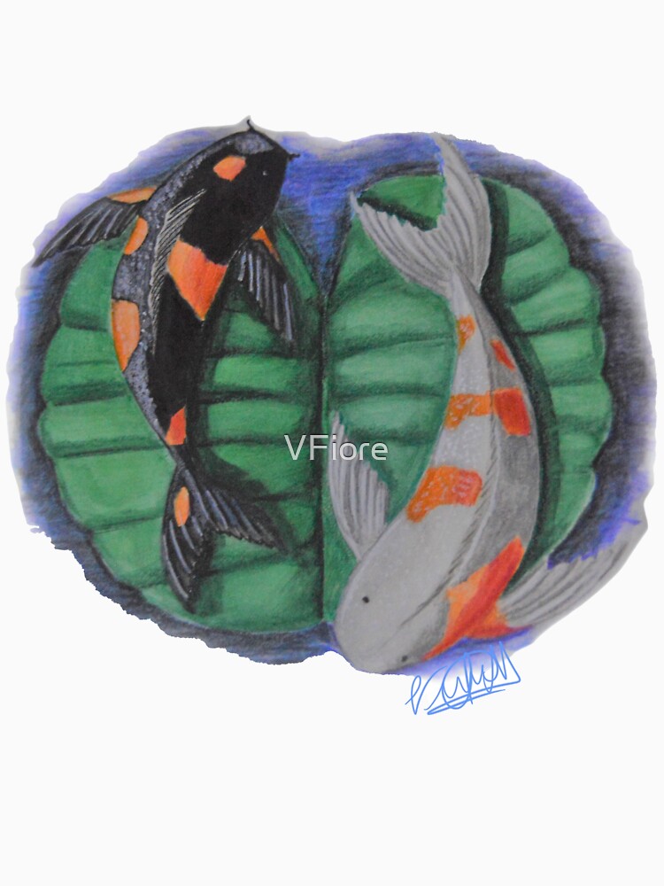 Koi Fish Ying-Yang by VFiore