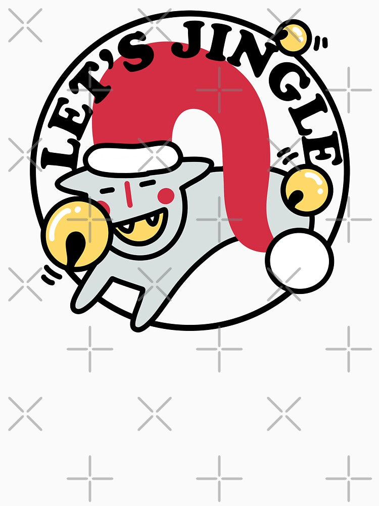 Let's Jingle with cat chasing a bell by jasmineberry