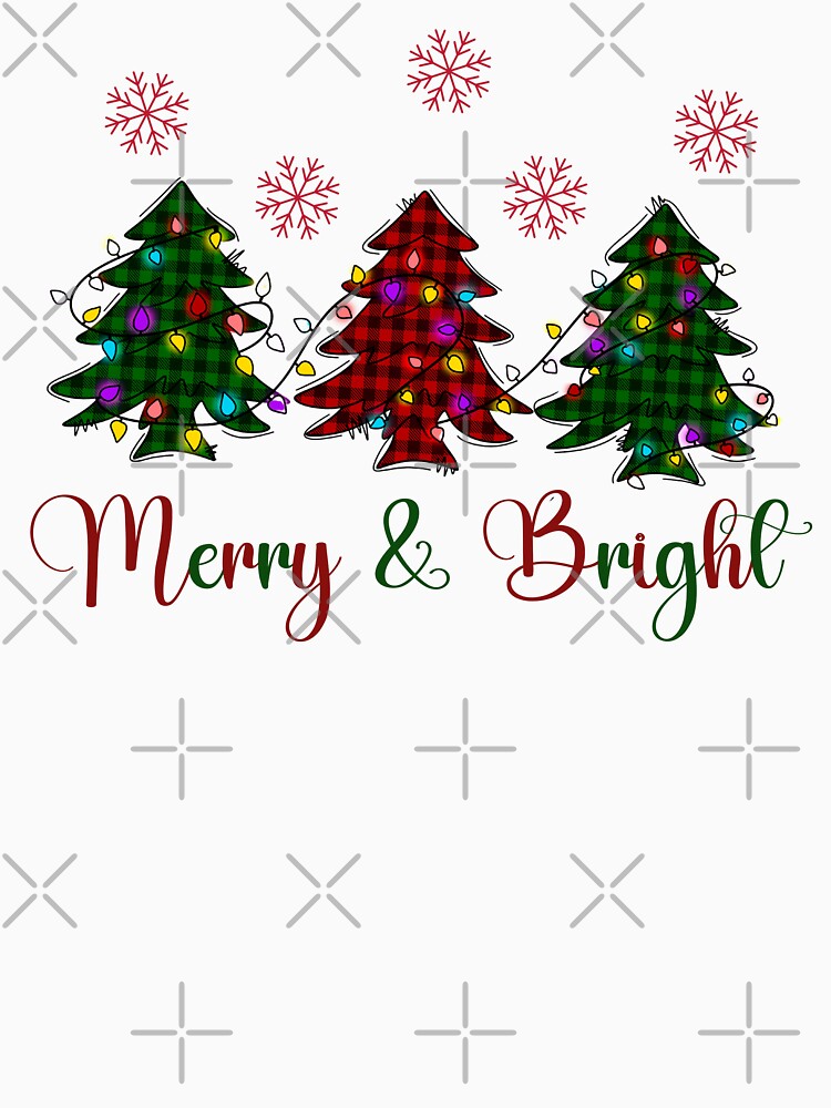 Merry & Bright Christmas Trees by HappyLifeCreate