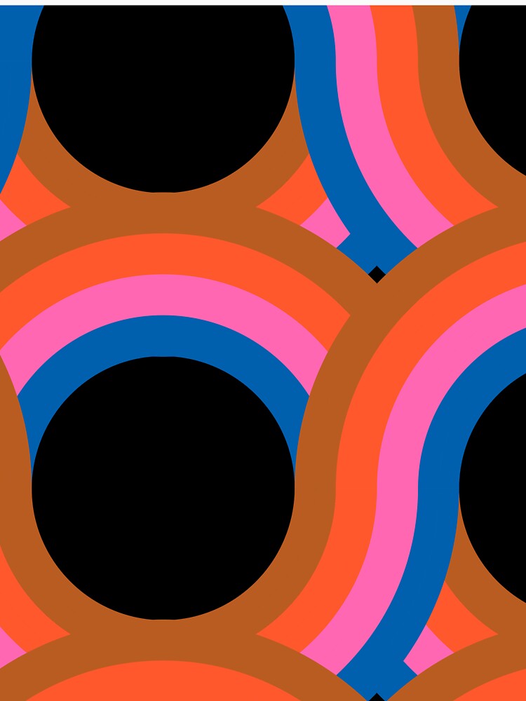 Rollin' Retro Road in Piccadilly Rainbow Dark by YesterdayColl
