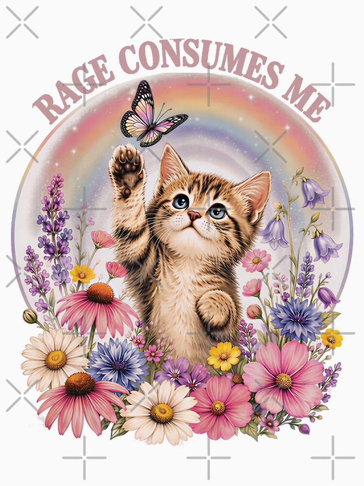 Rage Consumes Me Funny Cat by gear-posters