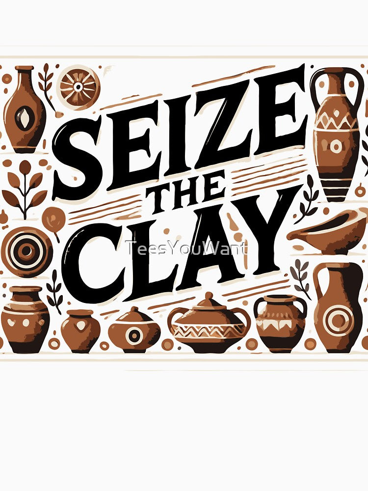 Seize The Clay - Pottery Humor by TeesYouWant