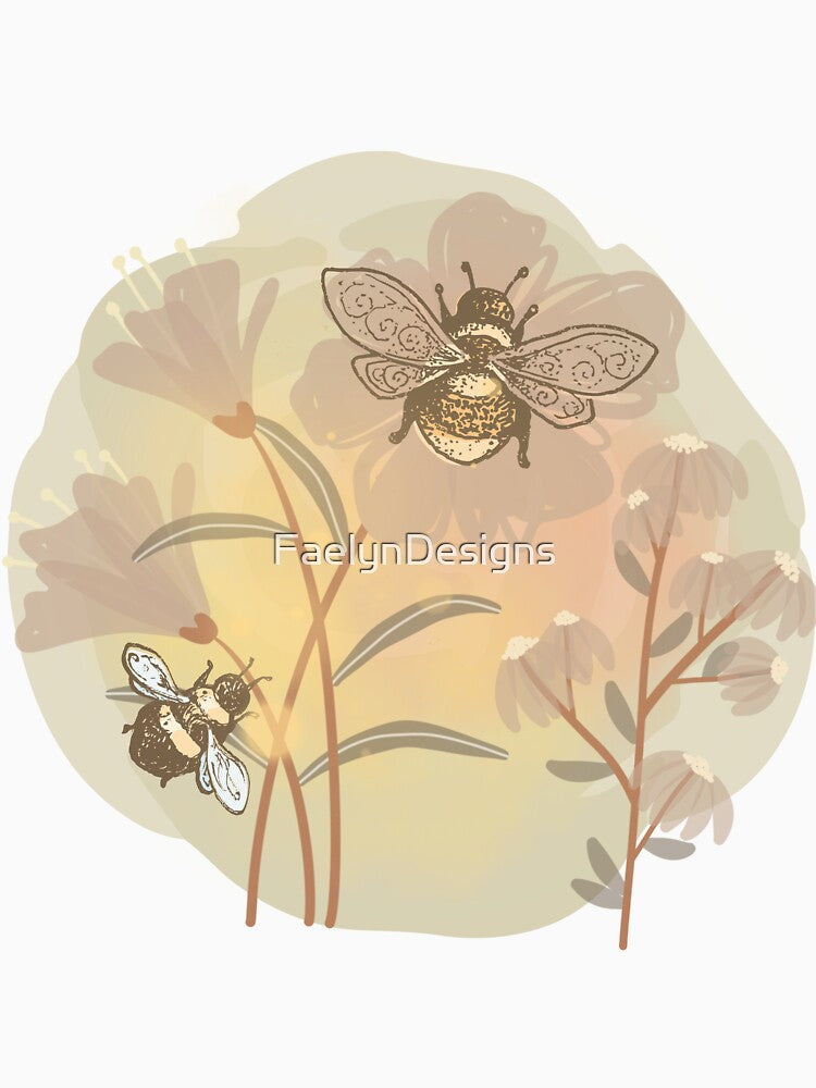 Bee Flower by FaelynDesigns