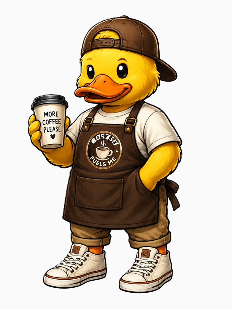 Barista Duck by Thor-stone