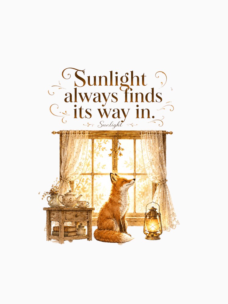 Sunlight Always Finds Its Way In Vintage Fox Morning Light by AQUILAKREO