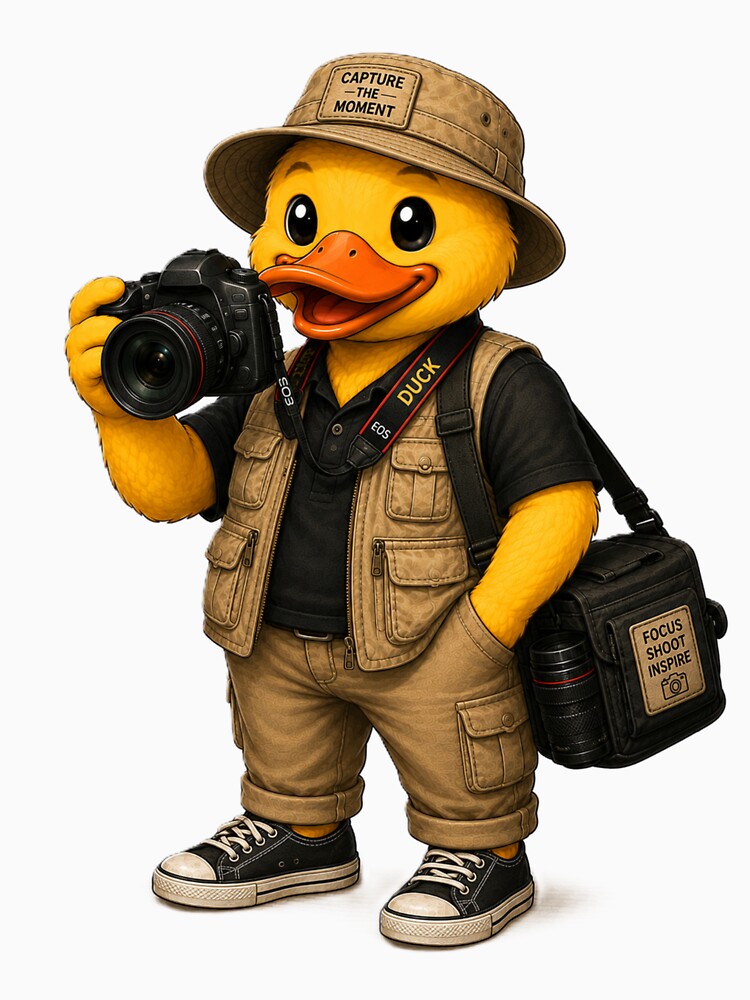 Photographer Duck by Thor-stone