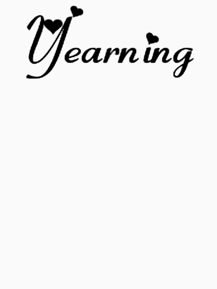 “yearning” heart logo black version by meuliasshop