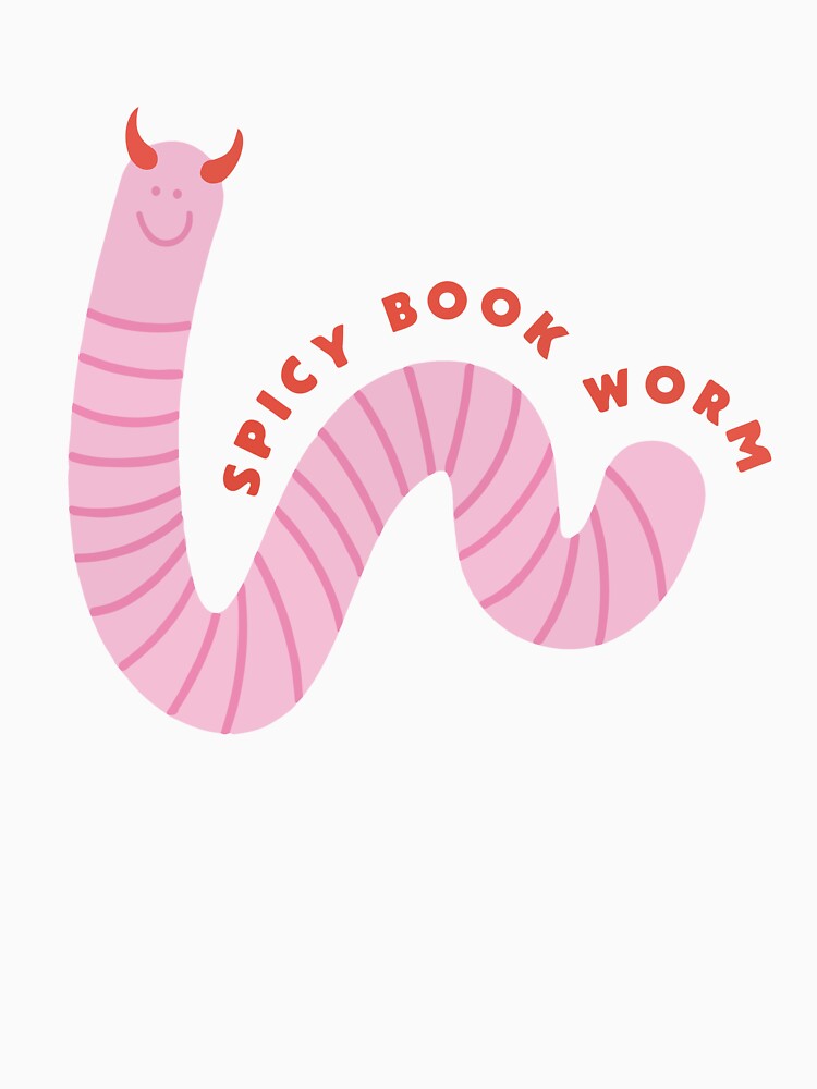 Spicy Book Worm Devilish Pink Worm by BrownHorse90s