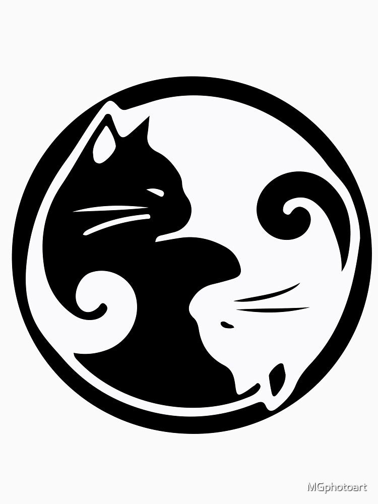 Yin Yang Cats by MGphotoart