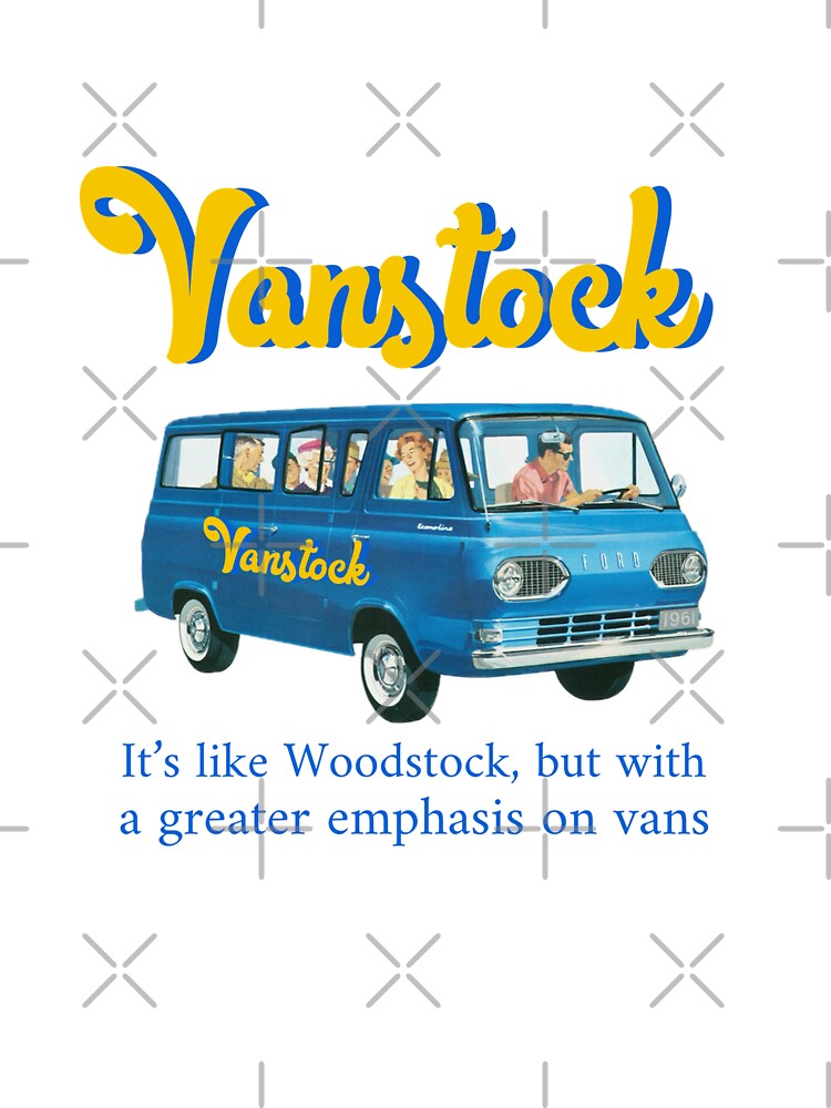 3/4 Sleeve shirt Vanstock Van Stock That 70s Show yellow and blue thicker shadow on font by cicadaadams