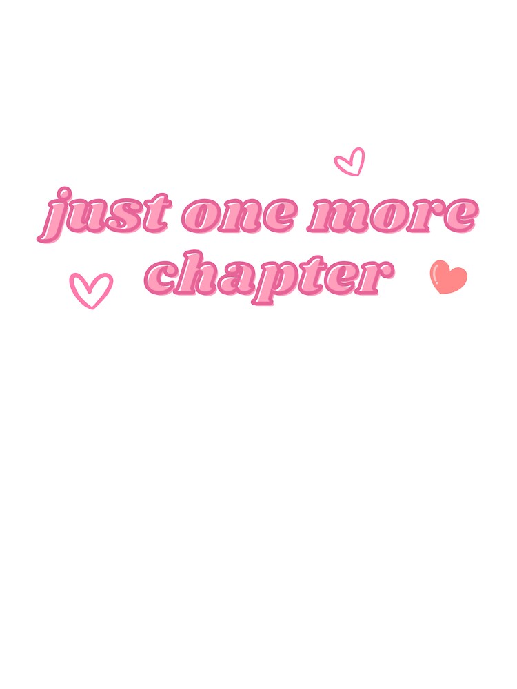 Just One More Chapter Sticker by kizcreates