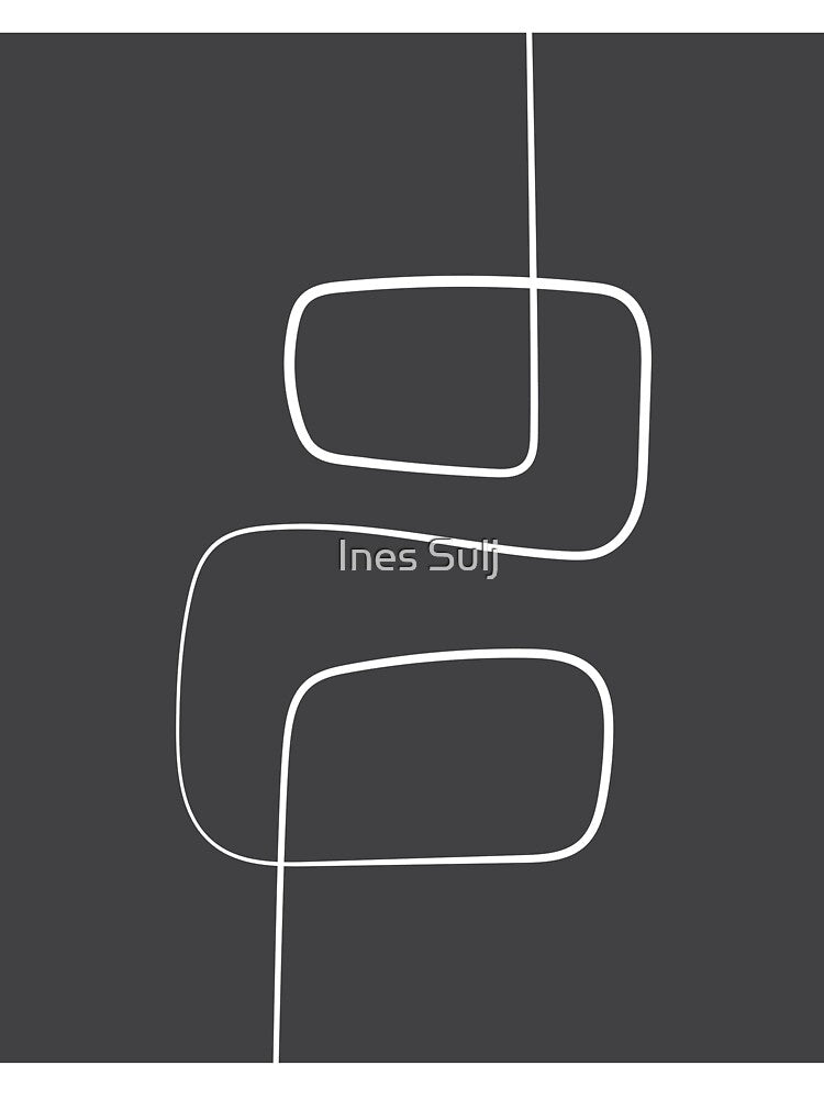 Minimalist Abstract Line Art 02-01 by PAPER MOON art & design