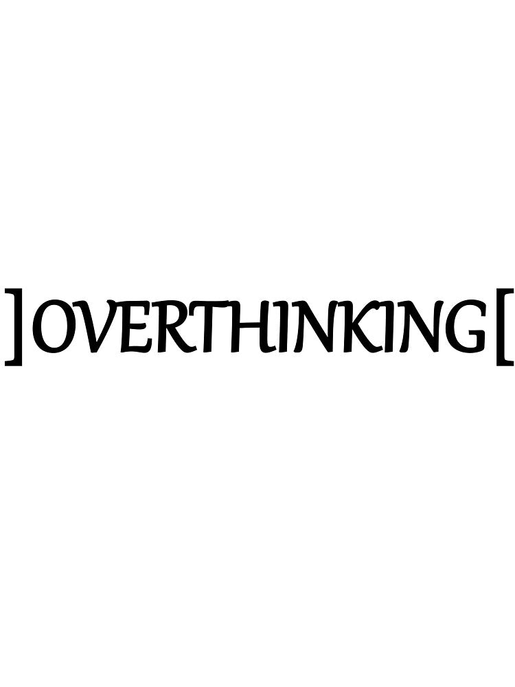 overthinking sticker, introvert funny sticker, laptop decals, introvert tumbler stickers, sarcasm water bottle sticker, water bottle decal by stickers  oussxy