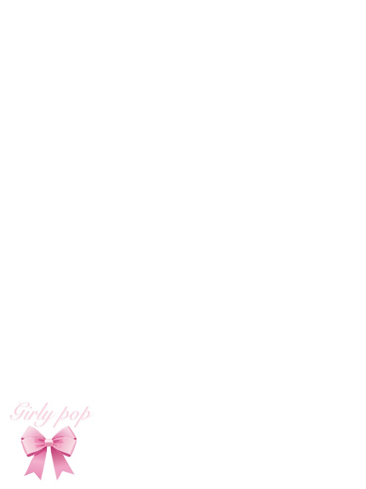 Girly Pop Pink Bow Sticker by Design by TZ