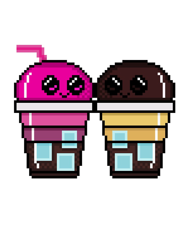 Iced Coffee and Boba Tea by RetroRlx
