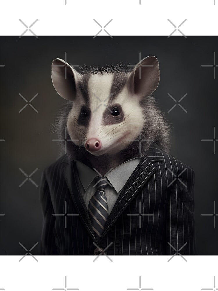 Possum in a Pin Stripe Suit by Chrisjeffries24