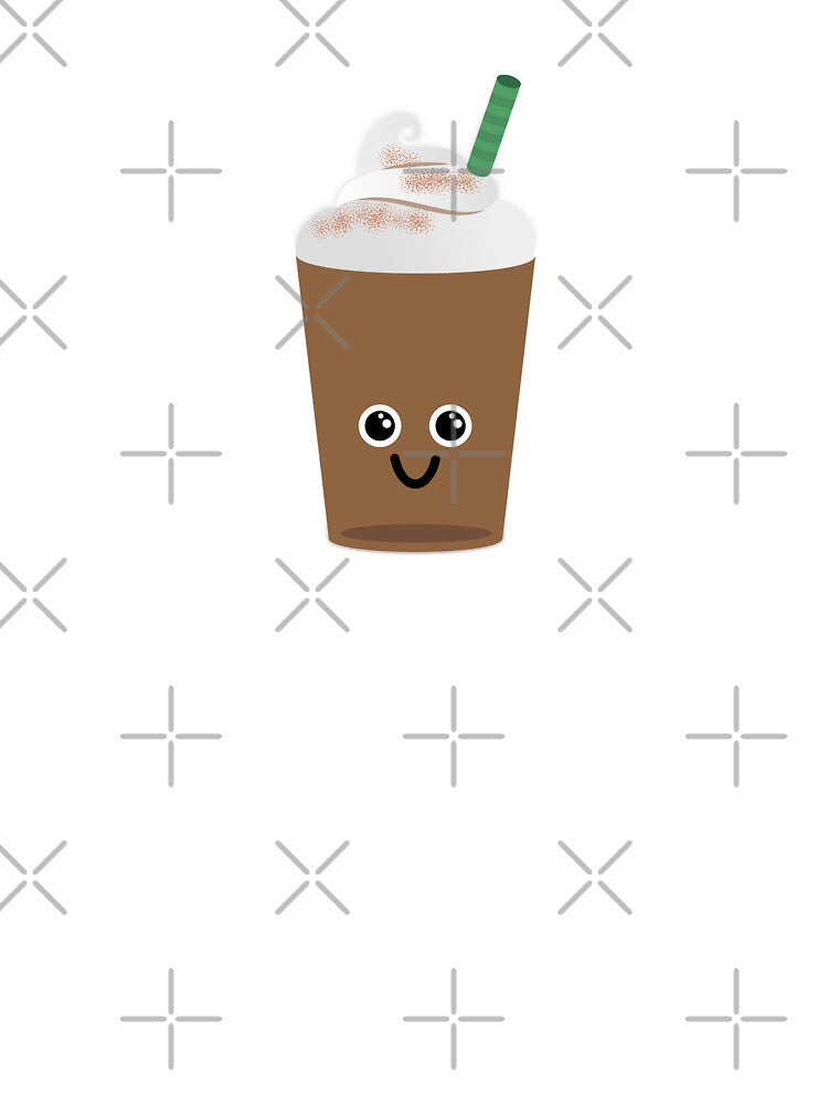 Cute Kawaii Happy Cold Coffee by KawaiiStickers-