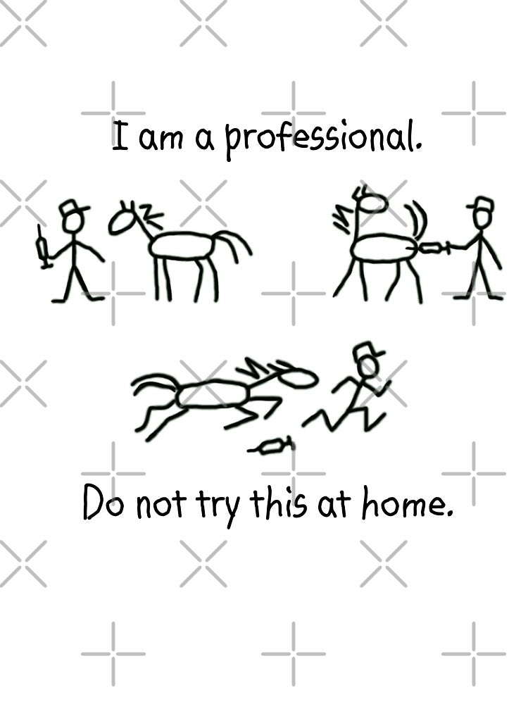 Large Animal Veterinarian Professional -- Horse Shot by GreenTiger
