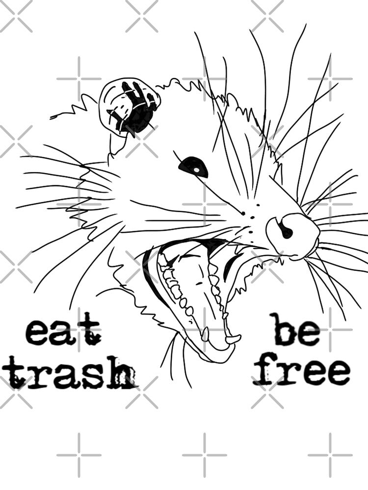 eat trash be free by gilbertb