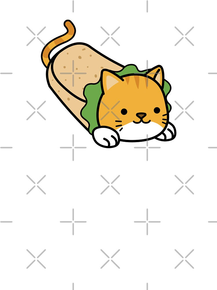 Cute Kawaii Tacocat Cat in Taco by KawaiiStickers-
