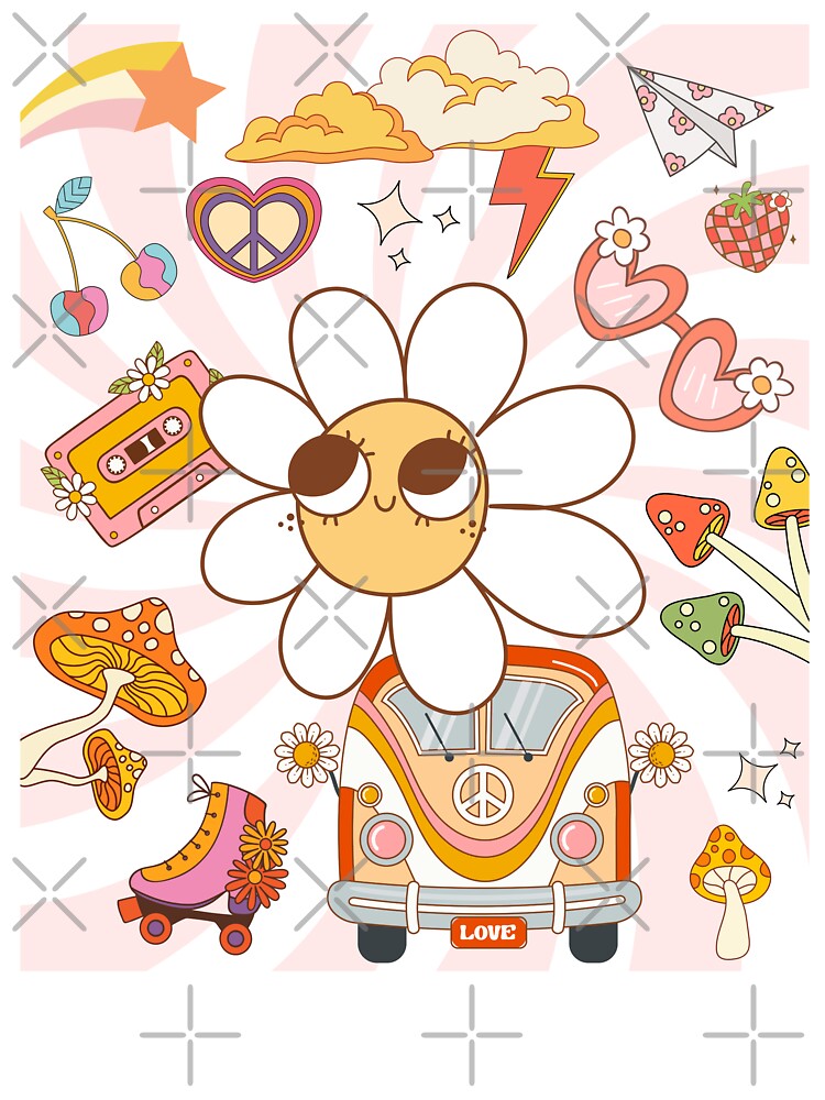 Groovy Collage With a Cute Flower by tellia-kallisto