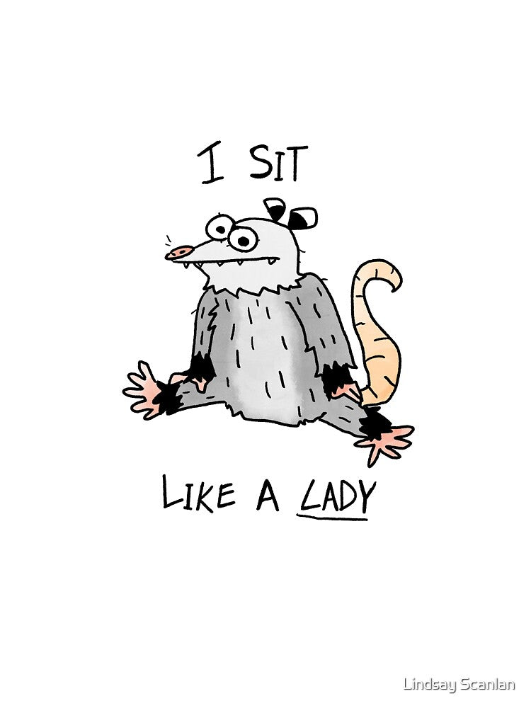 Possum Sit Like a Lady by Lindsay Scanlan