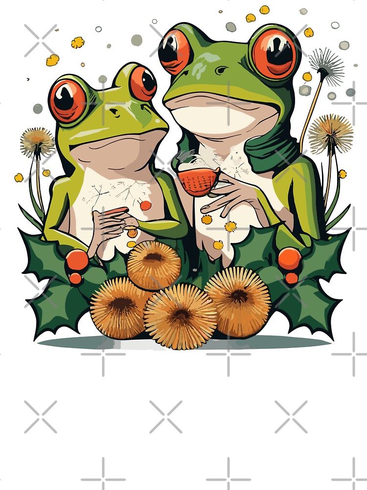 Leap into Christmas with Dandelion Frog! by VoyteksDesigns
