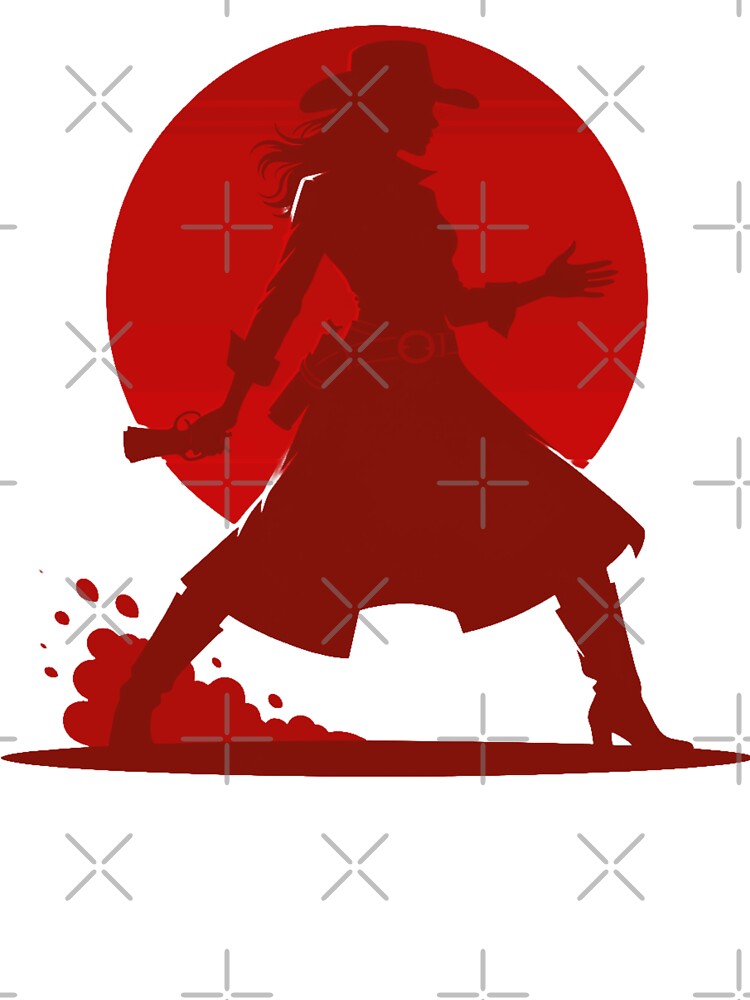 Crimson Western Outlaw Girl by HiddenLoot