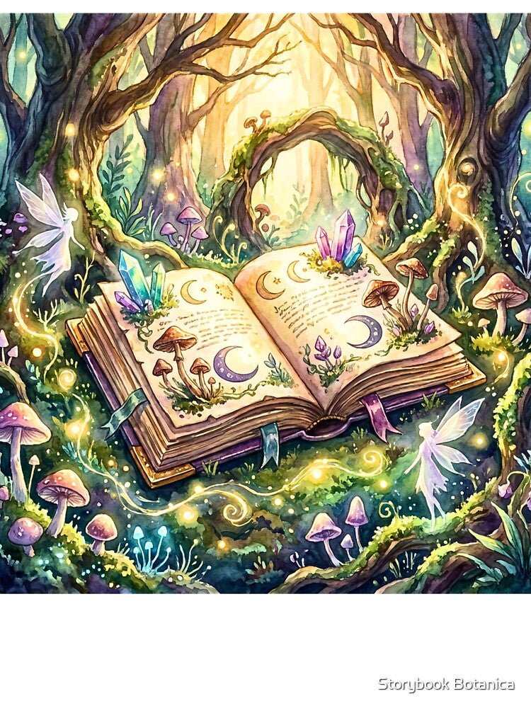 Enchanted Fairy Spellbook Forest Dreams by Storybook Botanica