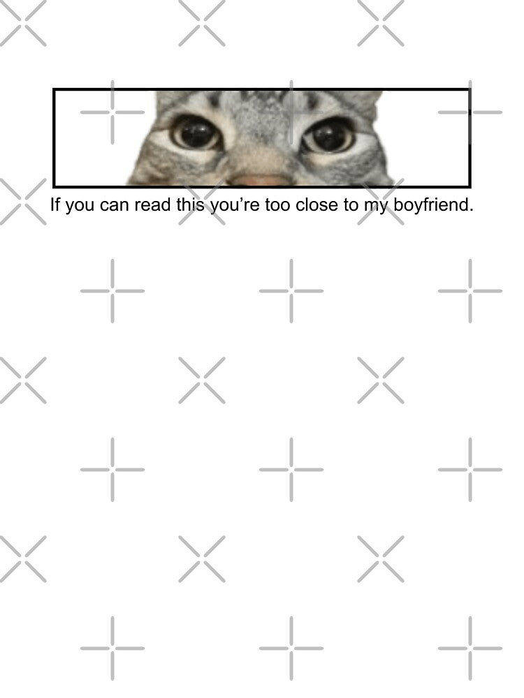 Jealous Cat Meme Shirt BF by GuaranteedLaugh