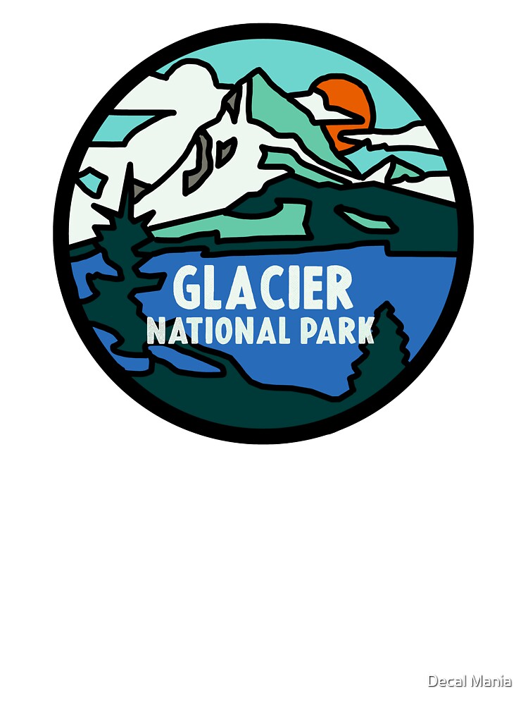 Glacier National Park Decal by Decal Mania