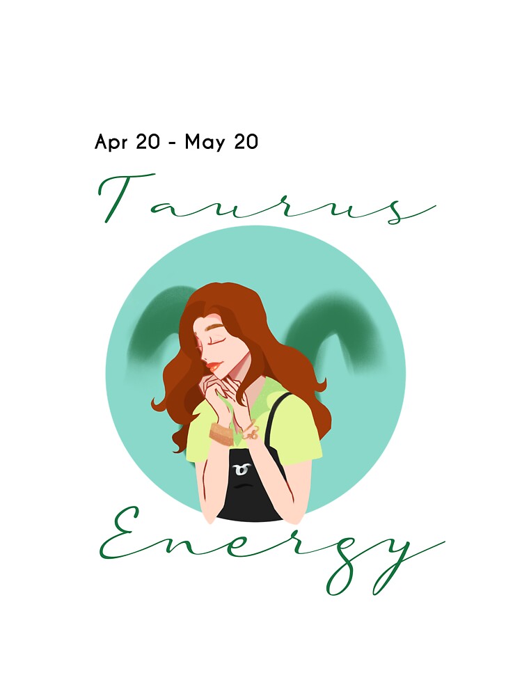 Taurus Energy Relatable Illustration by EKTcreates222
