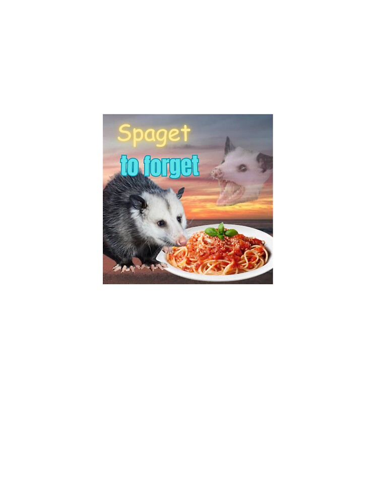 Spaget to Forget Possum by chloedstewart