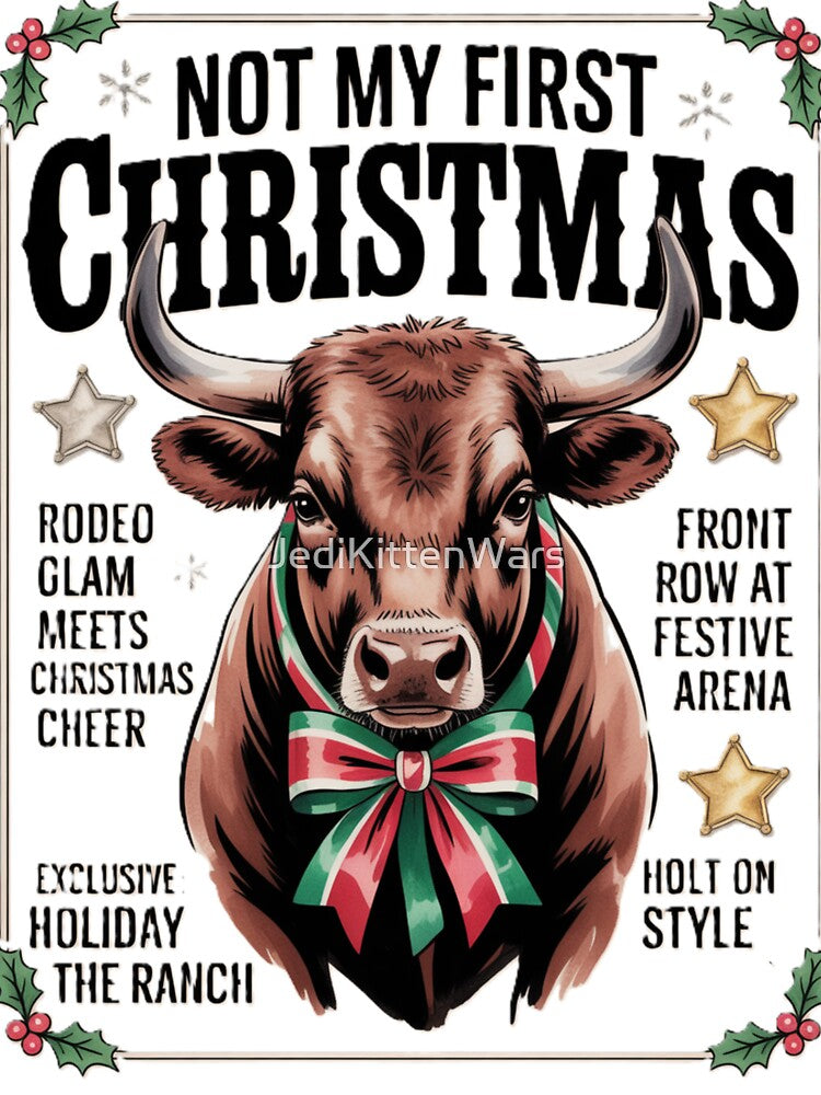 Western Christmas Bull by JediKittenWars