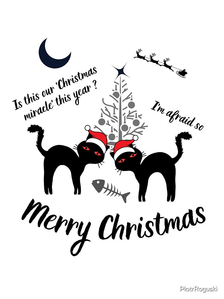 Christmas cats miracle by PiotrRoguski