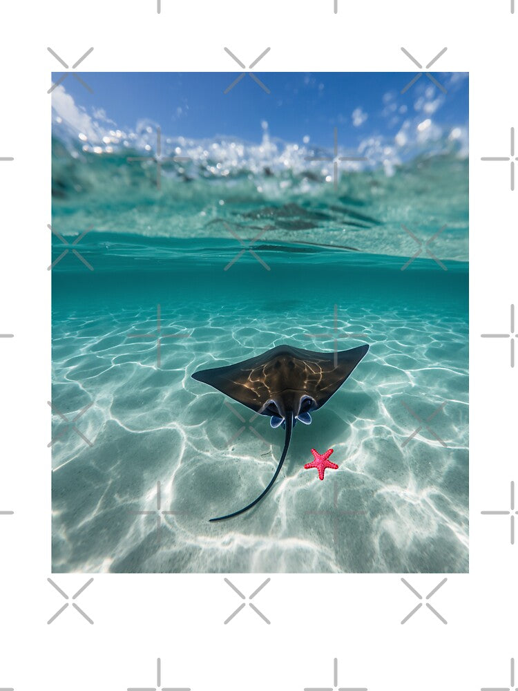 Lost in the Blue - Stingray by BeeStylishTees