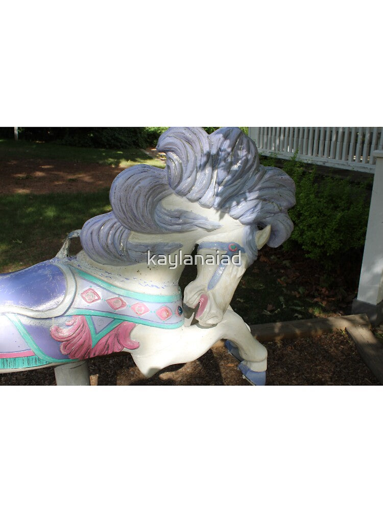 Wooden Carousle Horse by kaylanaiad