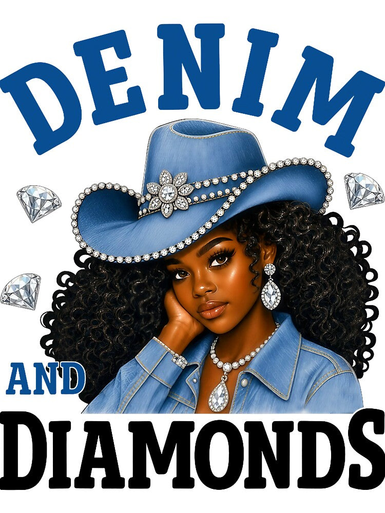 Denim and Diamonds Western Cowgirl by ImeldaSparks