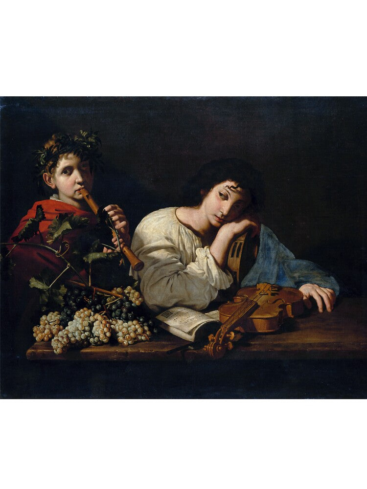 Cavarozzi The Sorrows of Aminta Dark Academia Painting by Freshfroot
