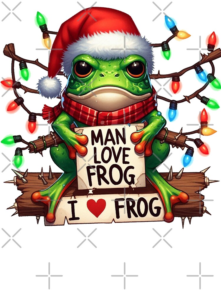 Frog Meme Naughty Christmas by yunamaliskova
