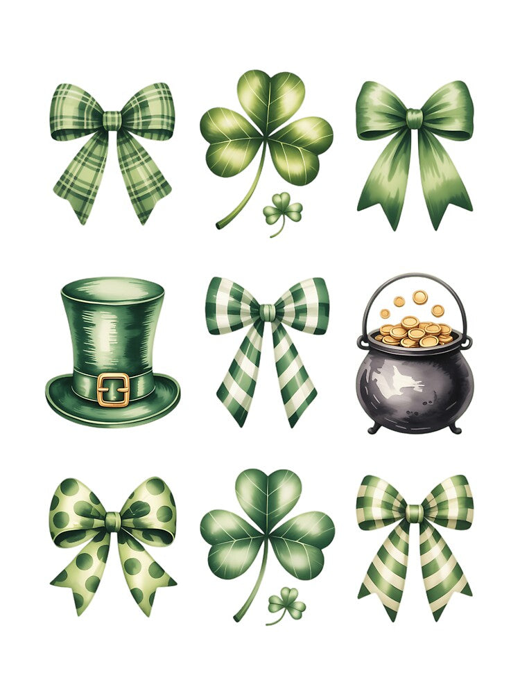 Coquette Patrick's Day Bow by TrinaEspinoza