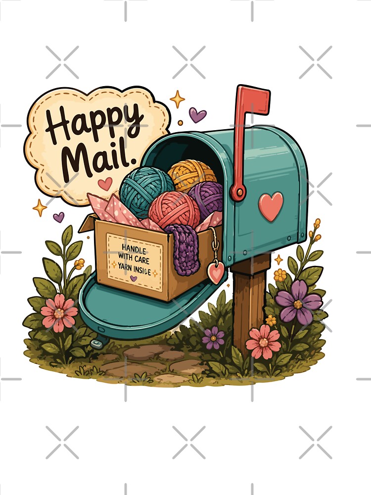 Happy Mail Crochet by SimplePoDesign