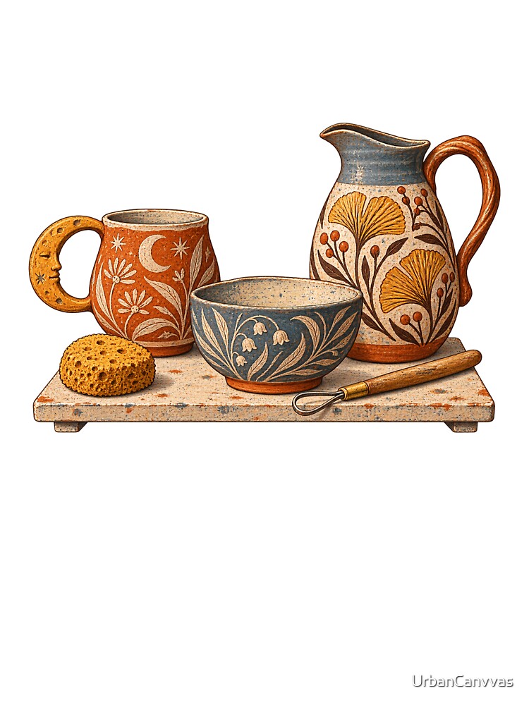 Botanical Kiln Shelf by UrbanCanvvas