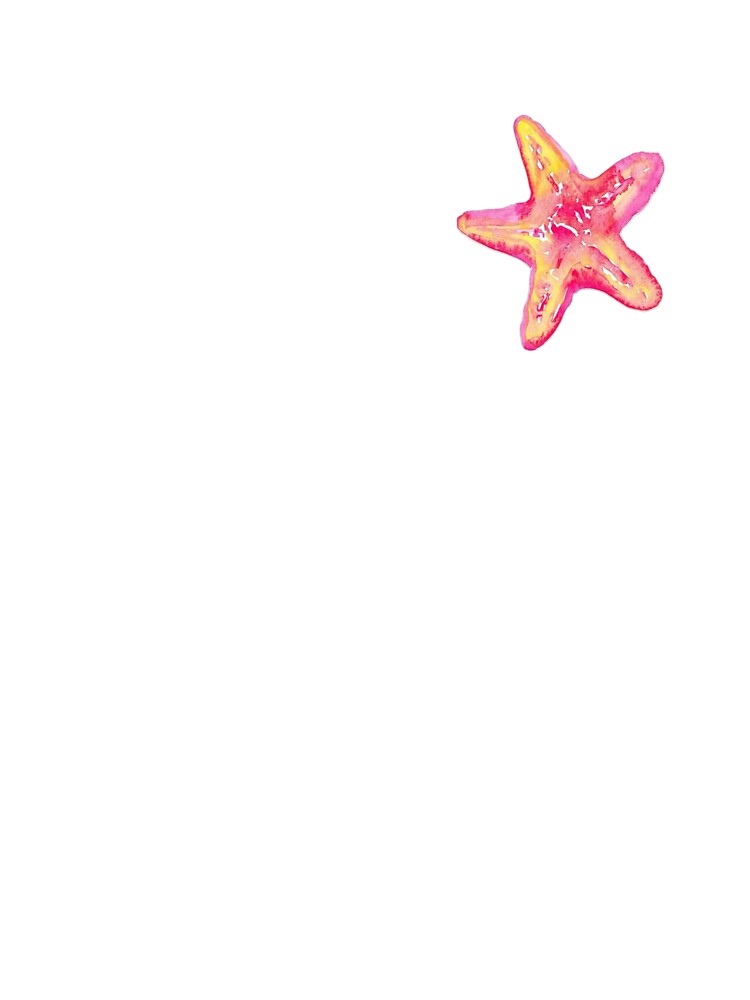 Aesthetic Pink Starfish by lawtrott