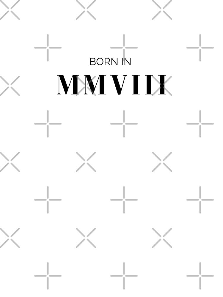 Born in 2008 (black letters) by my-wanderlustjo